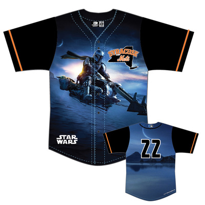 Syracuse Mets Harol Gonzalez Game-Worn Star Wars Jersey #28; size 48 (XL)