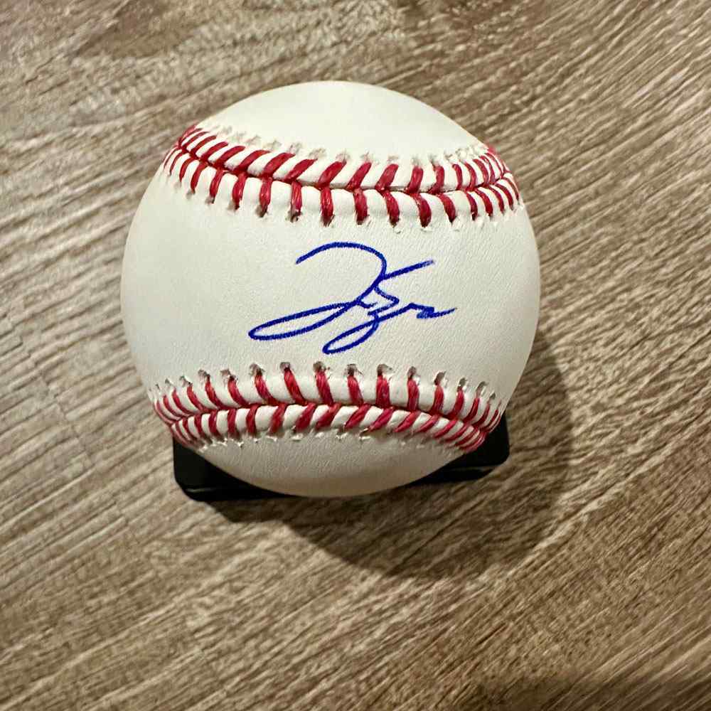UMPS CARE AUCTION: George Springer Signed Baseball | MLB Auctions