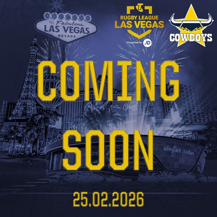Photo of 2026 North Queensland Toyota Cowboys Vegas Player-Issue Jersey COMING SOON
