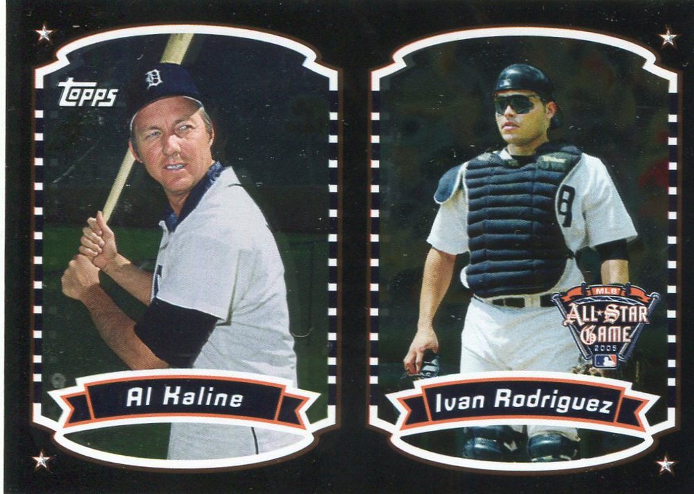 2005 FanFest All-Star #9 Al Kaline/Ivan Rodriguez