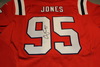 PATRIOTS - CHANDLER JONES SIGNED AUTHENTIC PATRIOTS THROWBACK JERSEY - SIZE 52