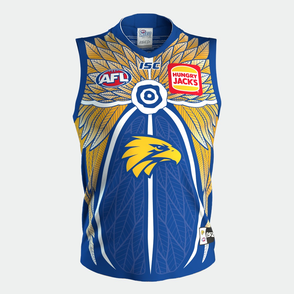 2020 West Coast Eagles Indigenous Guernsey - Player Issue #45 Mitch O'Neill