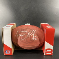NFL - Vikings Andrew DePaola Signed Authentic Football with Pro Bowl Logo