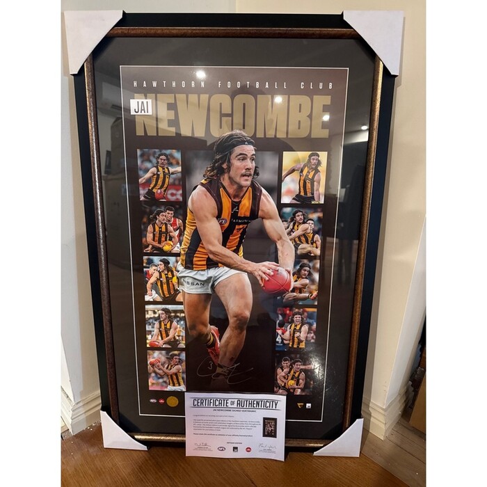 Photo of Jai Newcombe Signed Vertiramic - Donated by Jai Newcombe