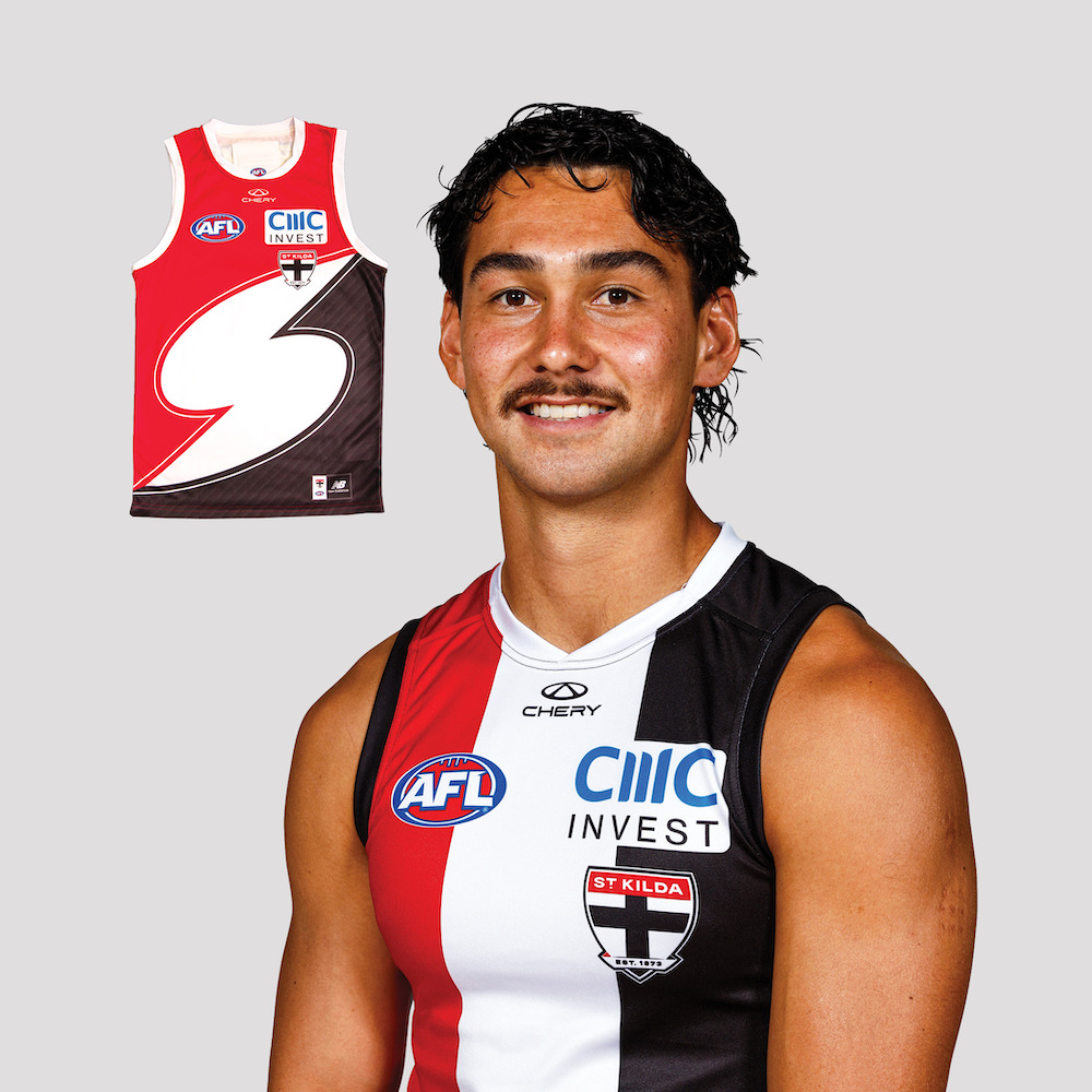 Mitch Owens #10 - 2026 Player Retro S Guernsey * Signed 