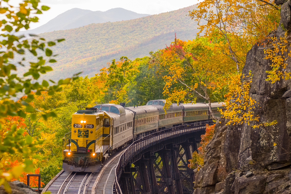 Autumn Escape Through the White Mountains