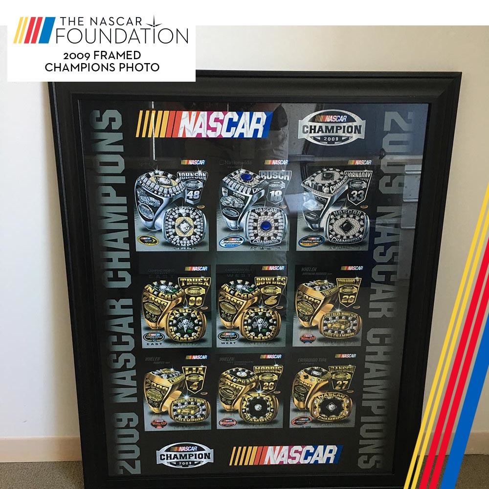 NASCAR's 2009 Framed Champion Photo!