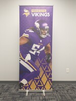 NFL - Vikings Eric Kendricks 2022 London Games Used Banner