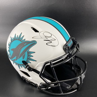 NFL - Dolphins Jaylen Wright Signed Authentic Lunar Eclipse Helmet