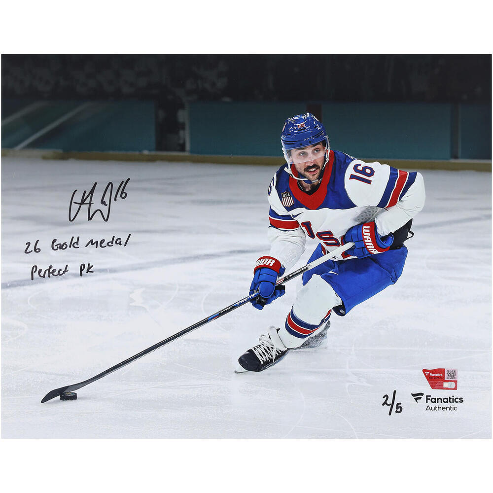 Vincent Trocheck Team USA Autographed 11