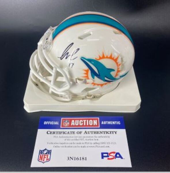 Dolphins - Kiko Alonso Signed Mini Helmet
