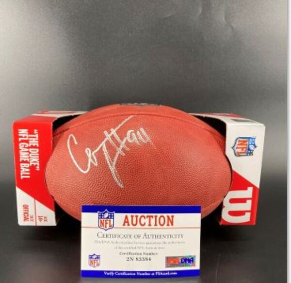 NFL - Saints Cameron Jordan Signed Authentic Football