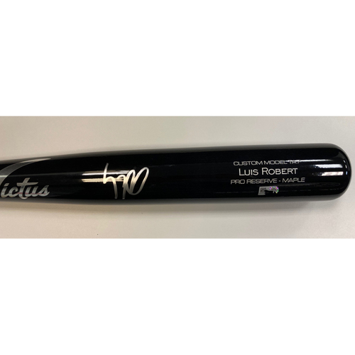 Luis Robert Autographed Bat