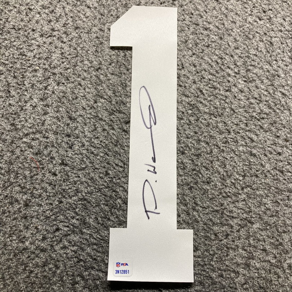NFL - Browns Denzel Ward Signed Jersey Number