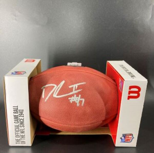 NFL - Giants Dexter Lawrence Signed Authentic Football