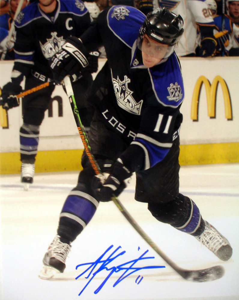 Anze Kopitar - Signed 8x10 Dark Slapshot Los Angeles Kings