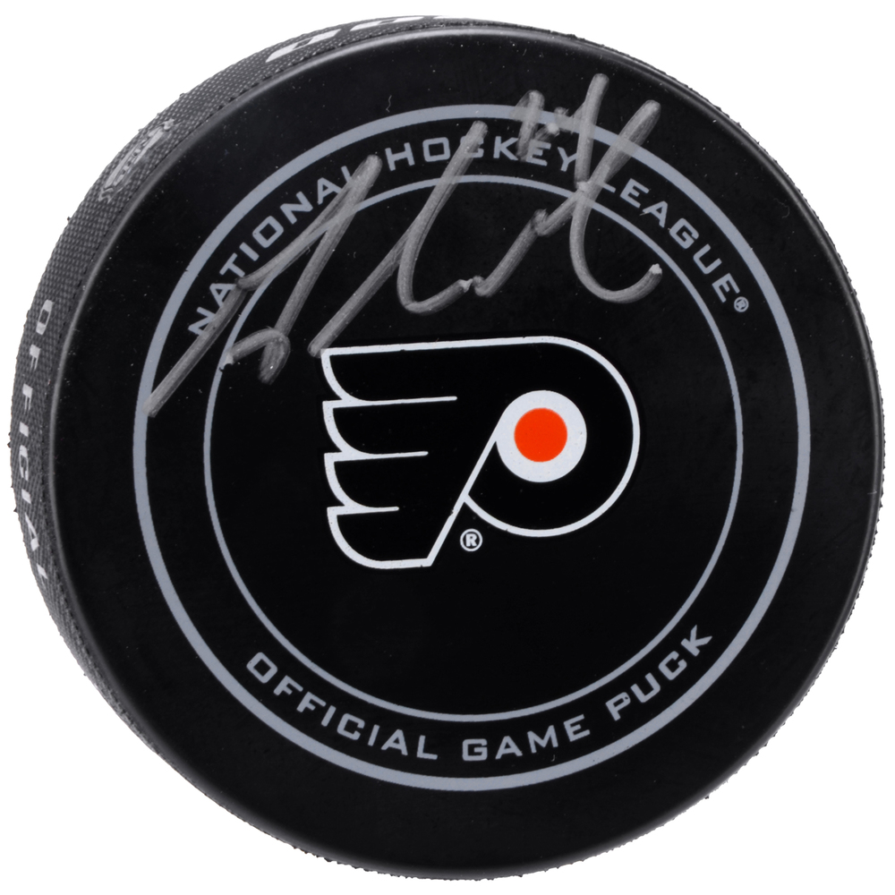 Matt Read Philadelphia Flyers Autographed Official Game Puck