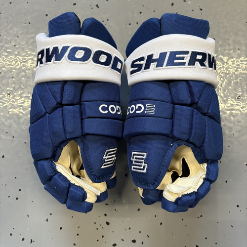 NHL PRO STOCK William Nylander 13" Sherwood Code Encrypt Gloves (Cross)