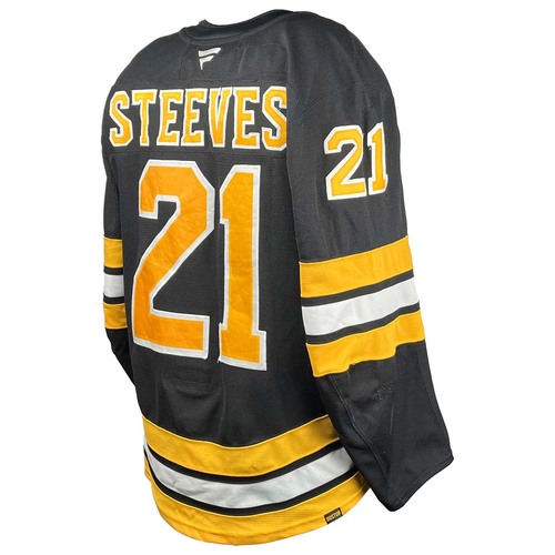 Game-Used 2025-2026 Season Home Hockey Jersey - Set 1 - Alex Steeves