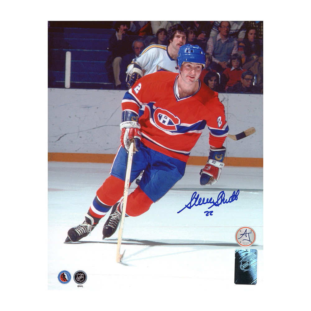 Steve Shutt Montreal Canadiens Autographed Action 8x10 Photo