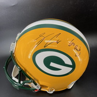 NFL - Packers Sean Clifford signed authentic Helmet with "Go Pack G...