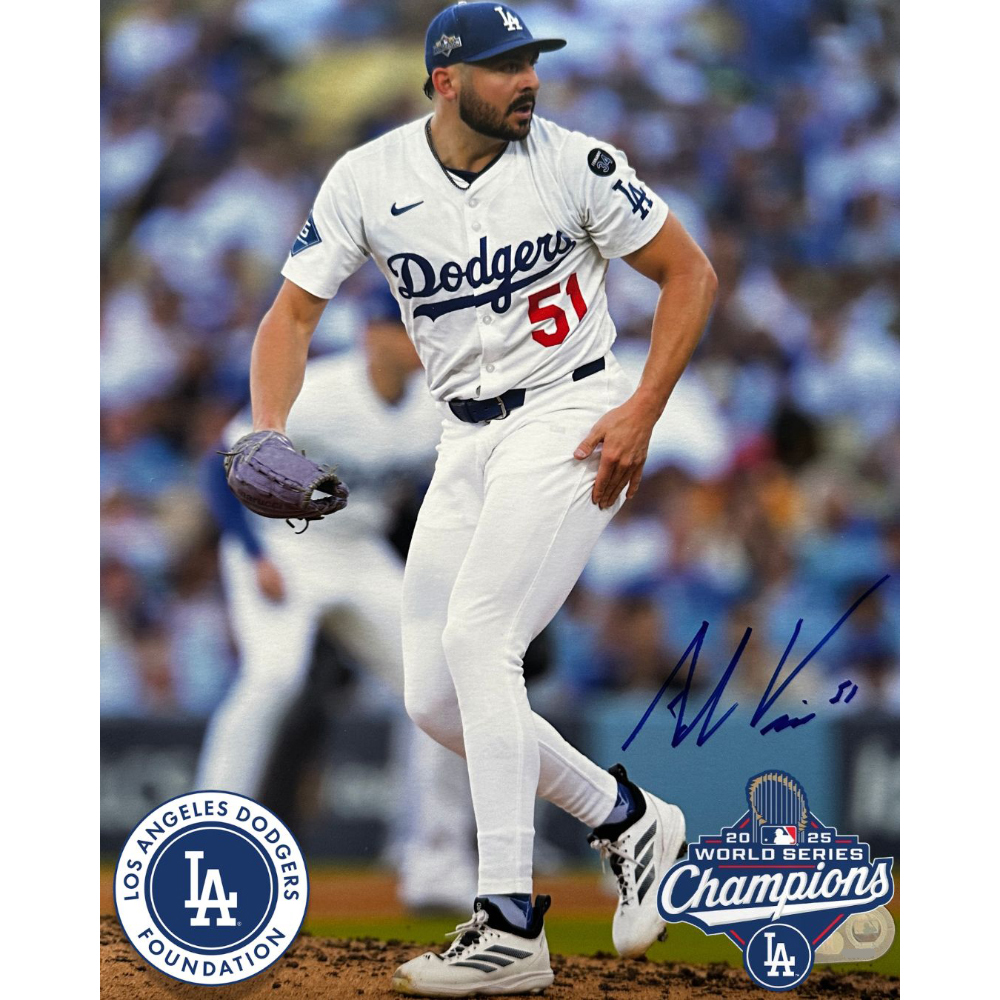 2026 Alex Vesia Autographed and MLB Authenticated 8x10 Photo | Los