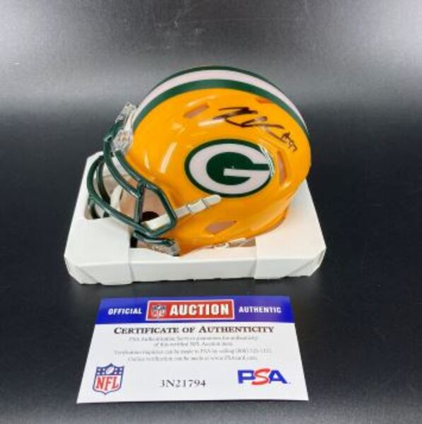 Packers - Kenny Clark Signed Mini Helmet