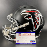 NFL - Falcons Desmond Ridder signed speed helmet