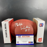NFL - Packers Malik Willis Signed Authentic Football