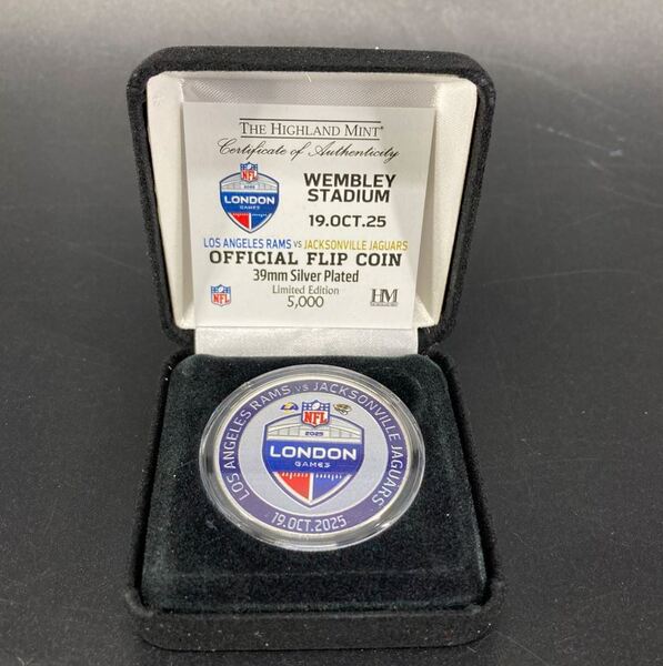 London Games - Commemorative Flip Coin - Jaguars vs Rams 2025