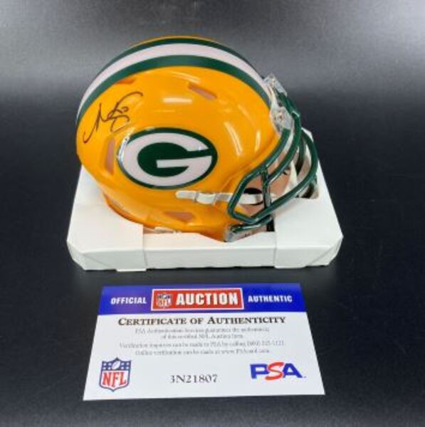 Packers - Romeo Doubs Signed Mini Helmet