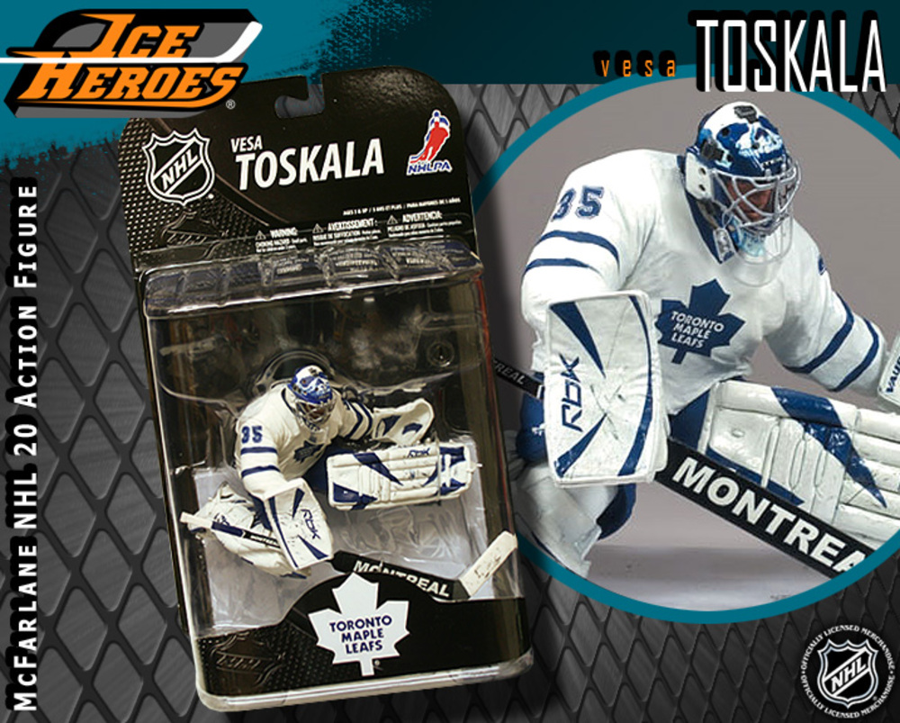 VESA TOSKALA McFarlane Series 20 Action Figure - MIB - Toronto Maple Leafs