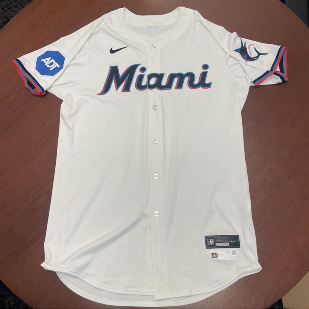 Game Used Jesus Sanchez Jersey Miami Marlins Auctions Game Used Jesus Sanchez Jersey Miami Marlins Auctions