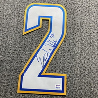 NFL - Chargers Eric Weddle Signed Jersey Number