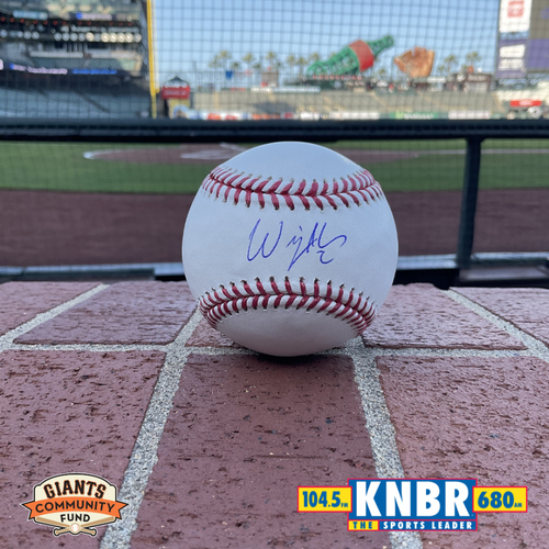 Giants Community Fund & KNBR: Willy Adames Autographed Baseball