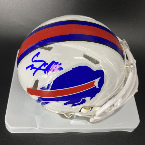 NFL - Bills Connor McGovern Signed Mini Helmet