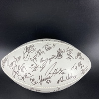 NFL - Rams Multi Sign Super Bowl 34 Panel Ball With Over 30 Signatures I...