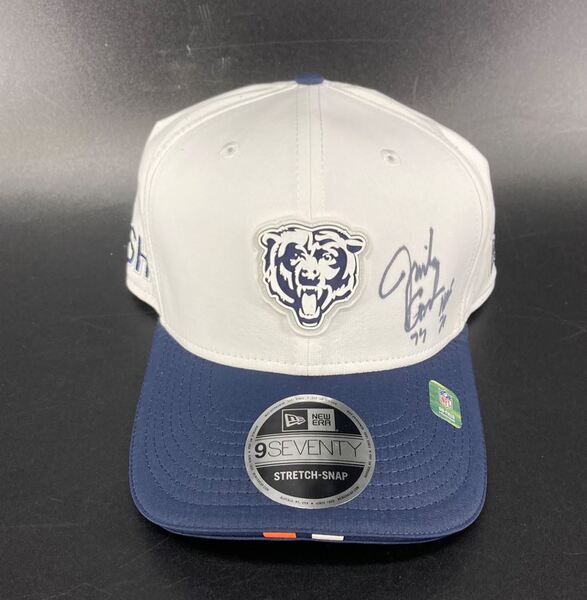 HOF - Bears Jimbo Covert Signed Hat