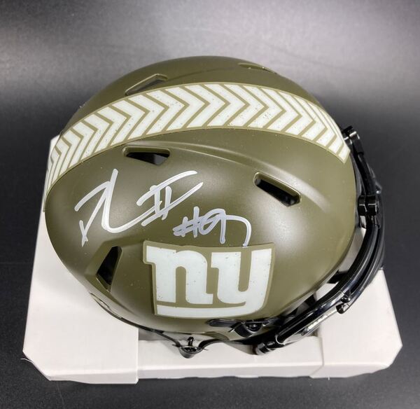 NFL - Giants Dexter Lawrence Signed STS Mini Helmet