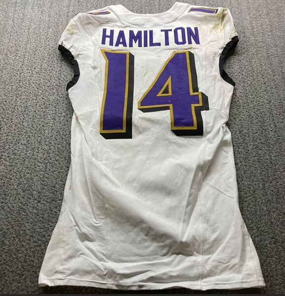 Crucial Catch - Ravens Kyle Hamilton Game Worn Jersey (10/30/2025) Size 38