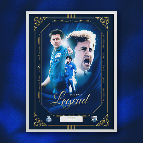 Photo of Signed Denis Pagan 2026 Legend Inductee Print