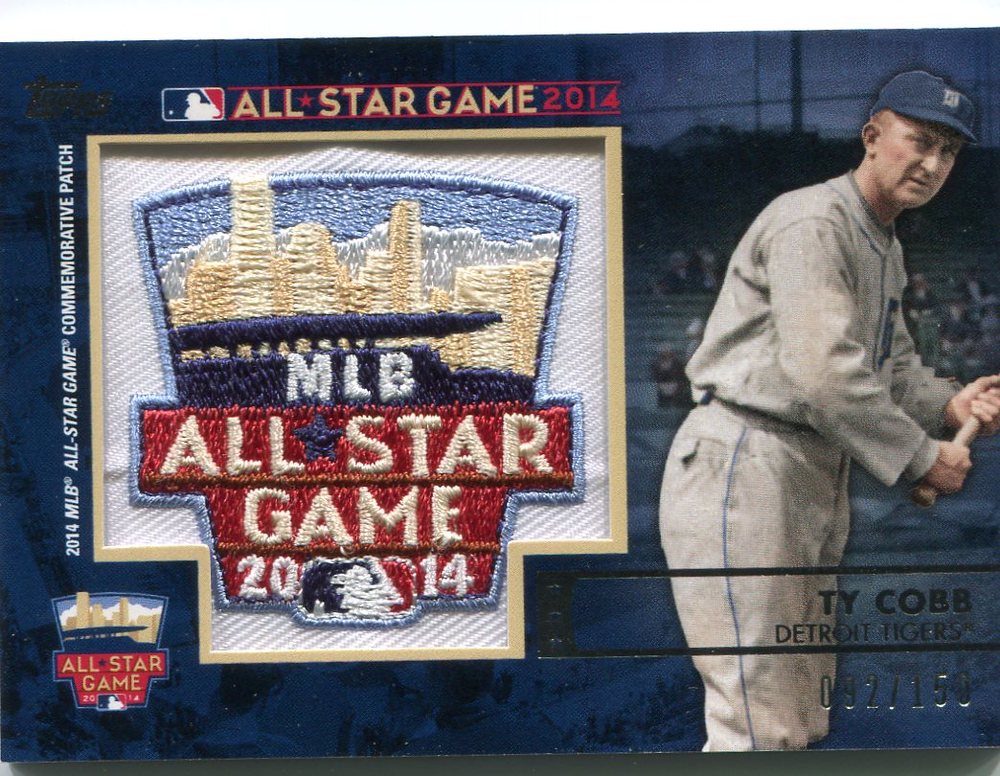 2014 Topps All-Star FanFest Patches #PC02 Ty Cobb 92/150