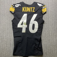 Crucial Catch - Steelers Christian Kuntz Game Used Jersey (10/6/2024) Si...
