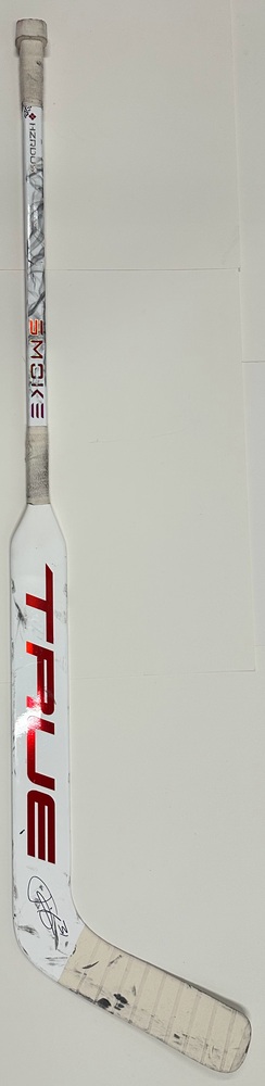 #31 Frederik Andersen Game Used Stick - Autographed - Carolina Hurricanes