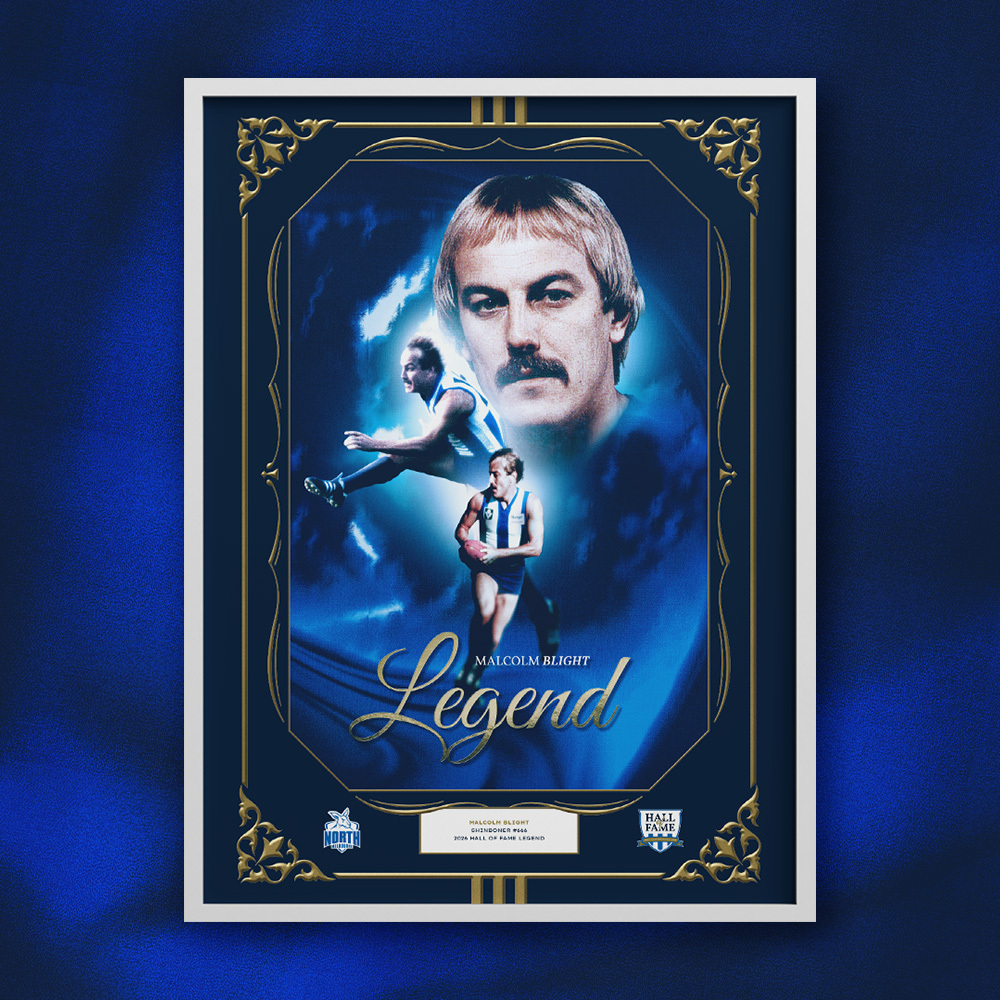 Signed Malcolm Blight 2026 Legend Inductee Print
