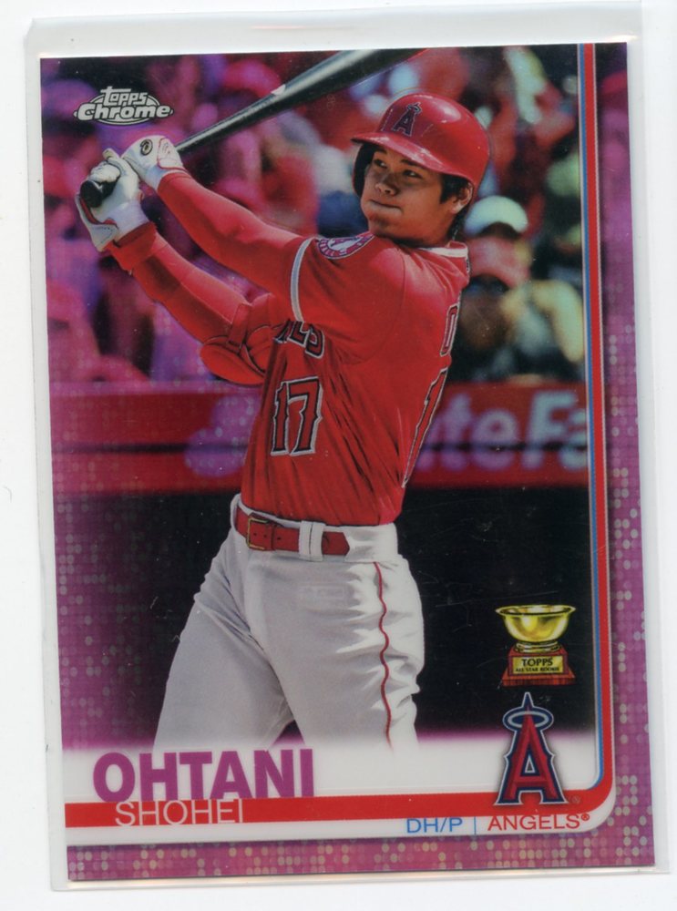 2019 Topps Chrome Pink Refractors #1 Shohei Ohtani