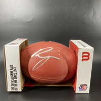 NFL - Falcons Bijan Robinson signed authentic football - With Falcons Logo