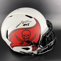 NFL - Buccaneers Jalen McMillan Signed Authentic Lunar Eclipse Speed Helmet