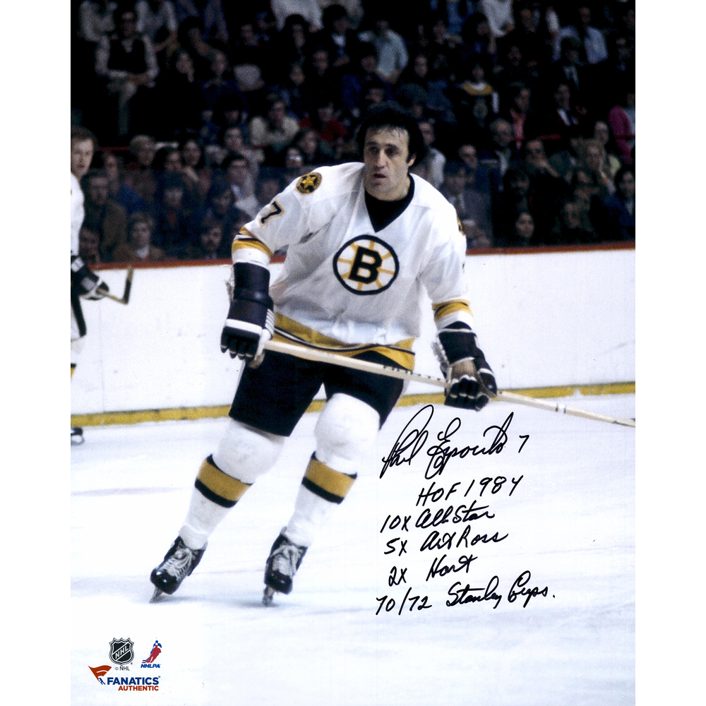 Phil Esposito Boston Bruins Autographed 16