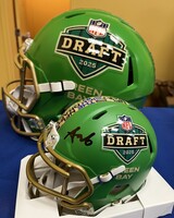 2025 NFL Draft Mini Helmet signed by Tetairoa McMillan